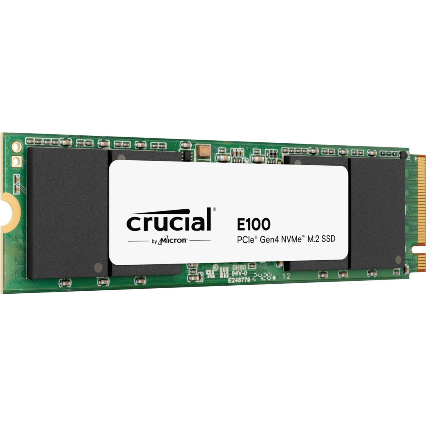Crucial e100 2 tb ssd (pcie 4.0 x4, nvme, m.2 2280)