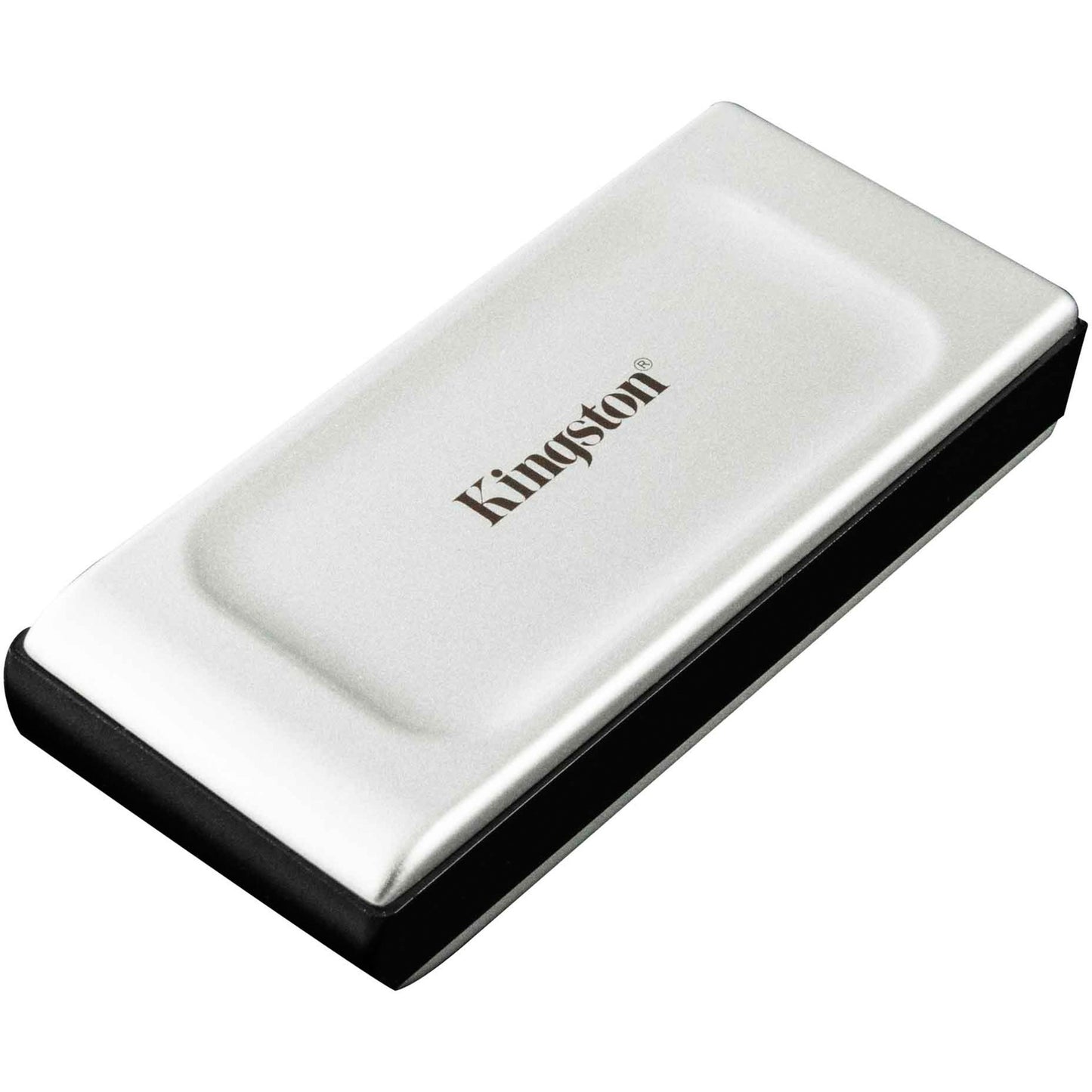 Kingston xs2000 portable 2 tb externe ssd (zilver zwart, sxs2000 2000g, usb-c 3.2 (20 gbit s))
