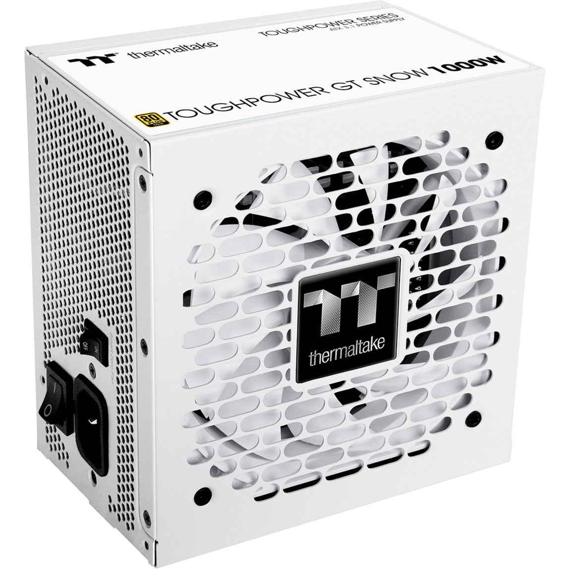 Thermaltake toughpower gt snow modulaire 1000 watt voeding (wit, 5x pcie)