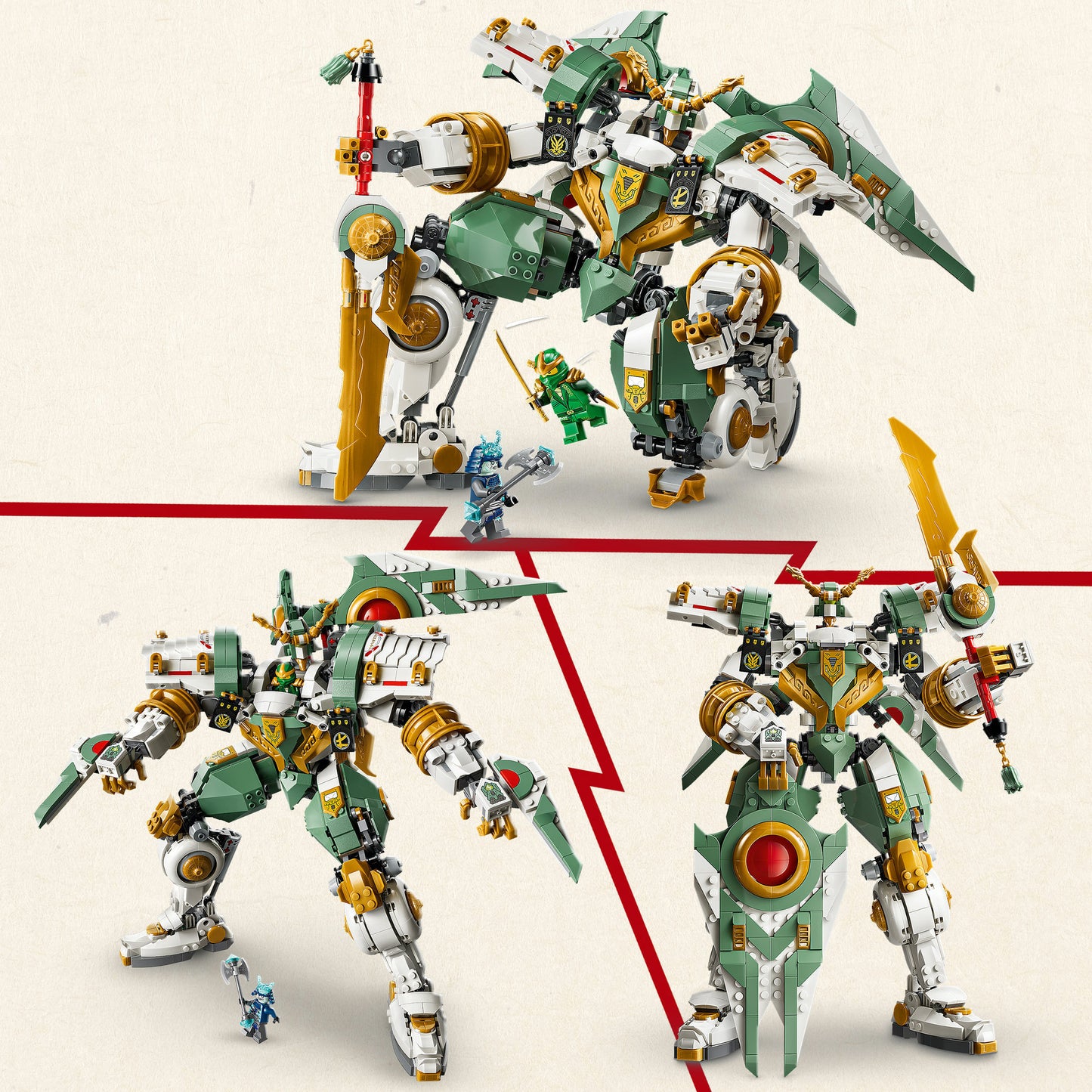 LEGO ninjago 71860 15-jarig jubileum: lloyds reusachtige mecha