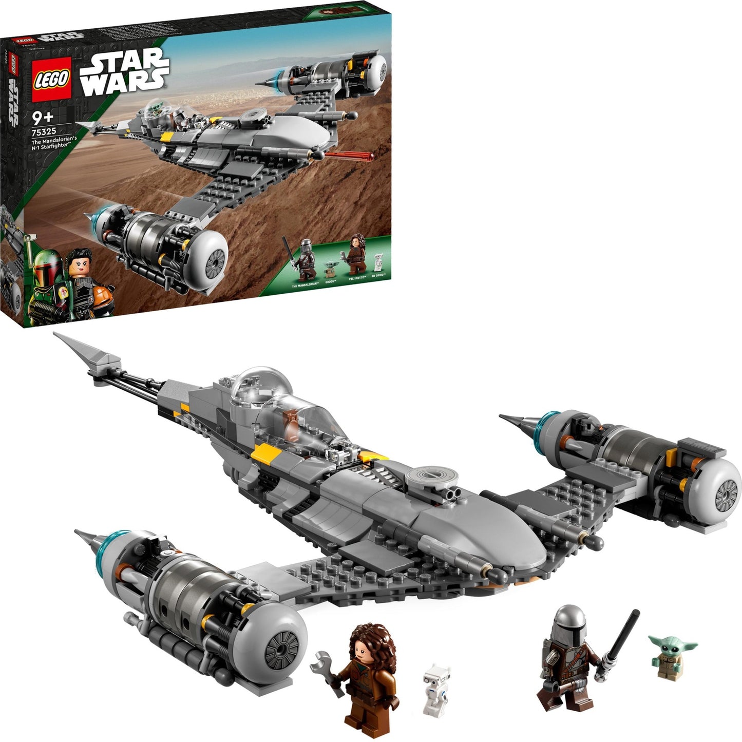 LEGO star wars 75325 de mandalorians n-1 starfighter