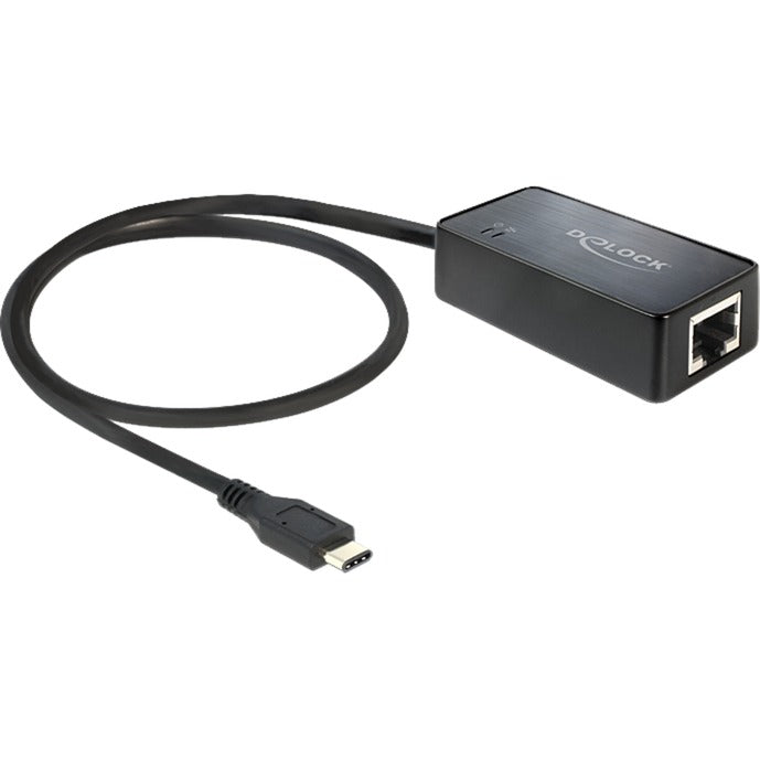 DeLOCK usb-c - gigabit lan adapter (zwart)