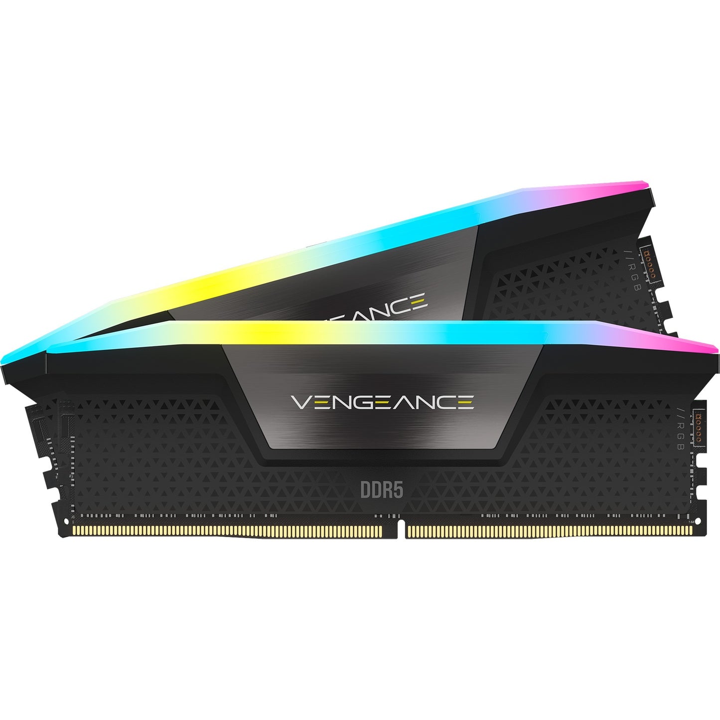 Corsair vengeance rgb 32 gb ddr5-5600 (2x 16 gb) werkgeheugen (zwart, cmh32gx5m2b5600c40k, xmp 3.0)