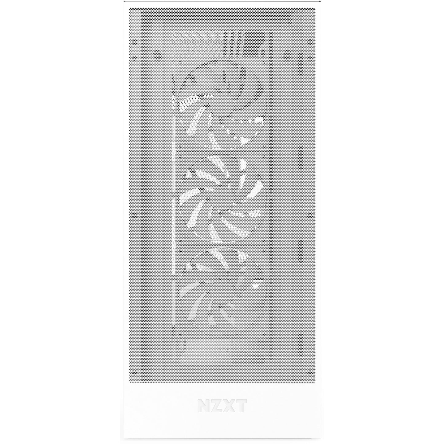 NZXT h7 flow (2024) midi tower behuizing (wit | 2x usb-a | 1x usb-c | tempered glass)