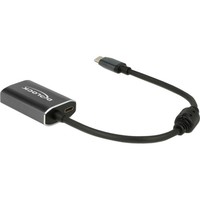 DeLOCK usb-c (male) > hdmi (female) adapter (donkergrijs, 0,2 meter, 4k 60hz)