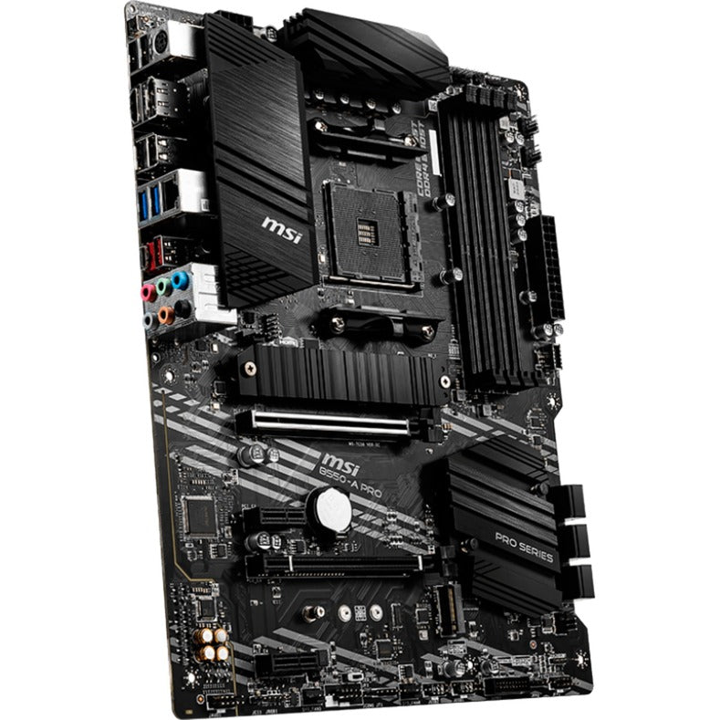 MSI b550-a pro socket am4 moederbord (zwart, raid, gb-lan, sound, atx)