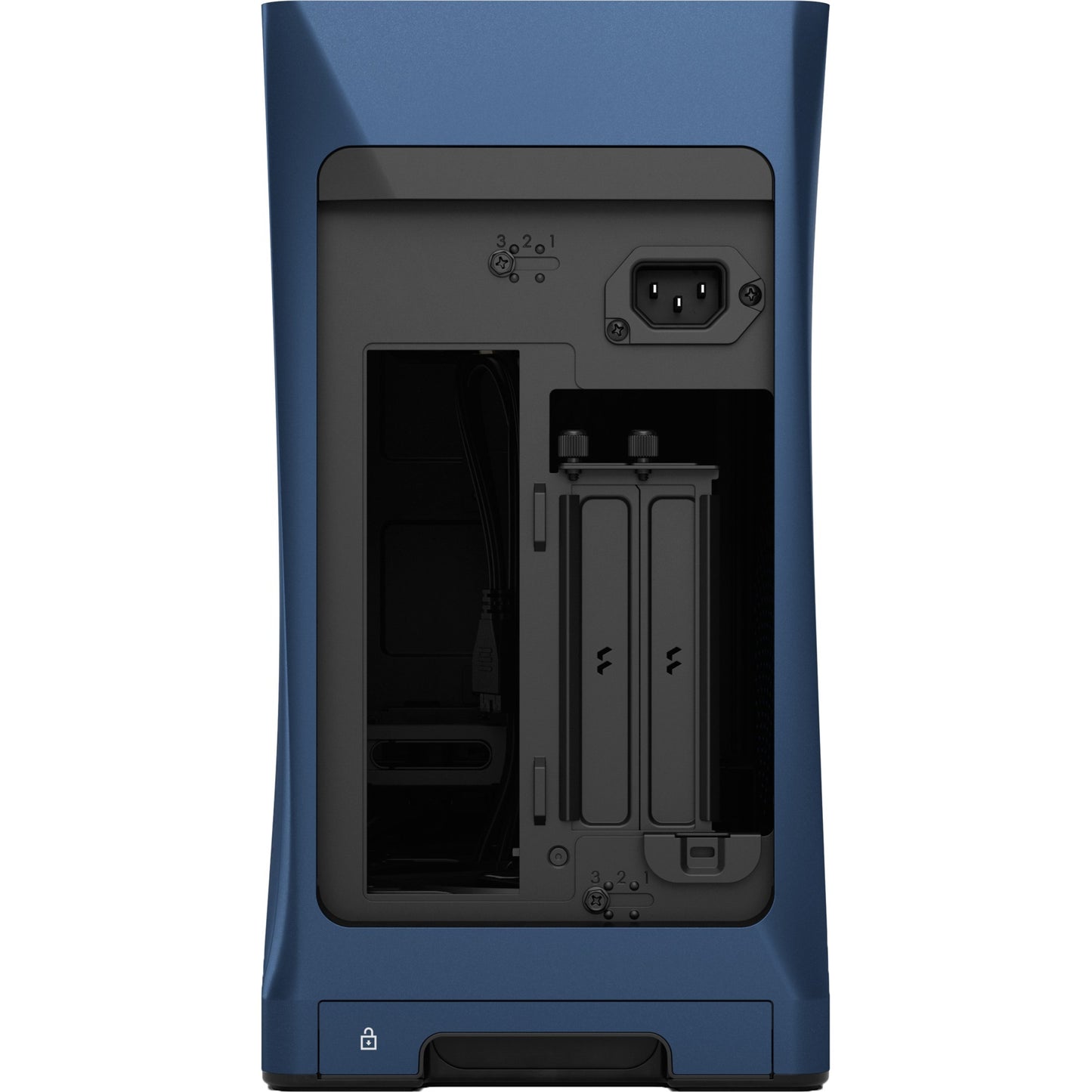 Fractal Design era 2 midnight blue mini tower behuizing (donkerblauw | 2x usb-a | 1x usb-c)