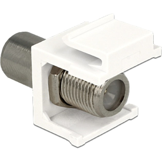 DeLOCK keystone module iec male > f female adapter (wit)