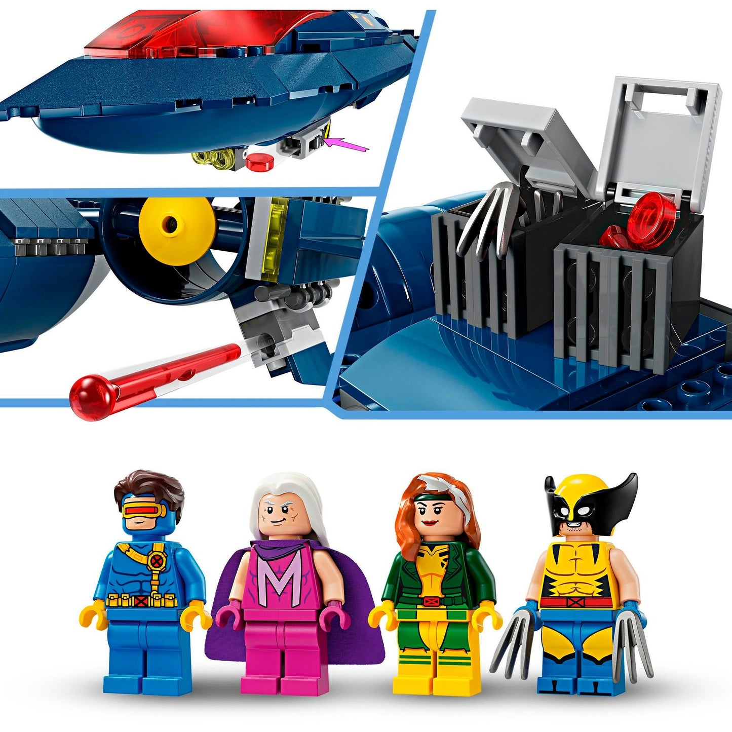 LEGO marvel - x-men x-jet constructiespeelgoed (76281)