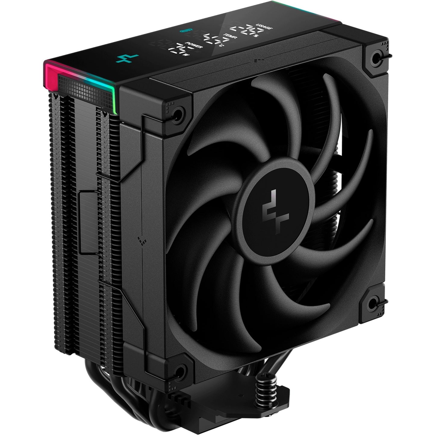 DeepCool ak400 digital pro rgb cpu-koeler (zwart)