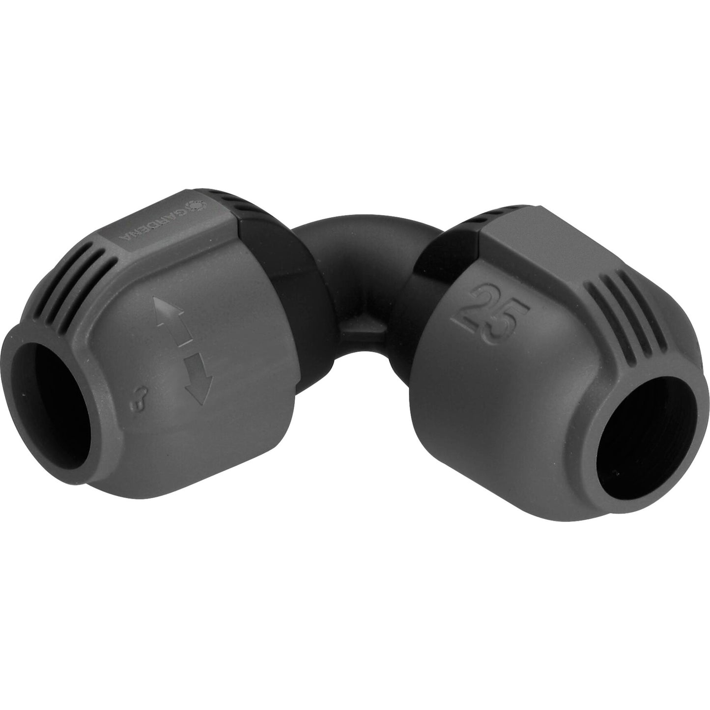 GARDENA l-stuk 25 mm verbinding (zwart grijs, 2773-20)