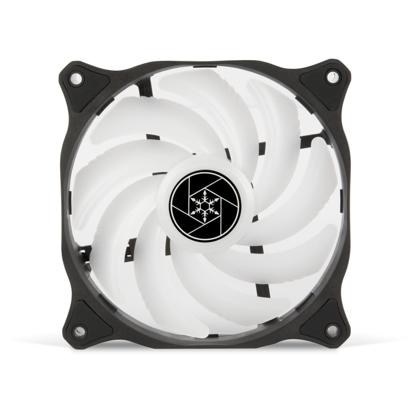 SilverStone air blazer 120r rgb case fan (zwart, 120 x 25 x 120 mm, pwm)