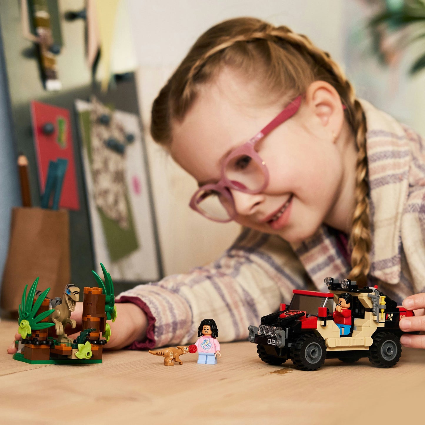 LEGO jurassic world 76972 offroad eaptorontsnapping