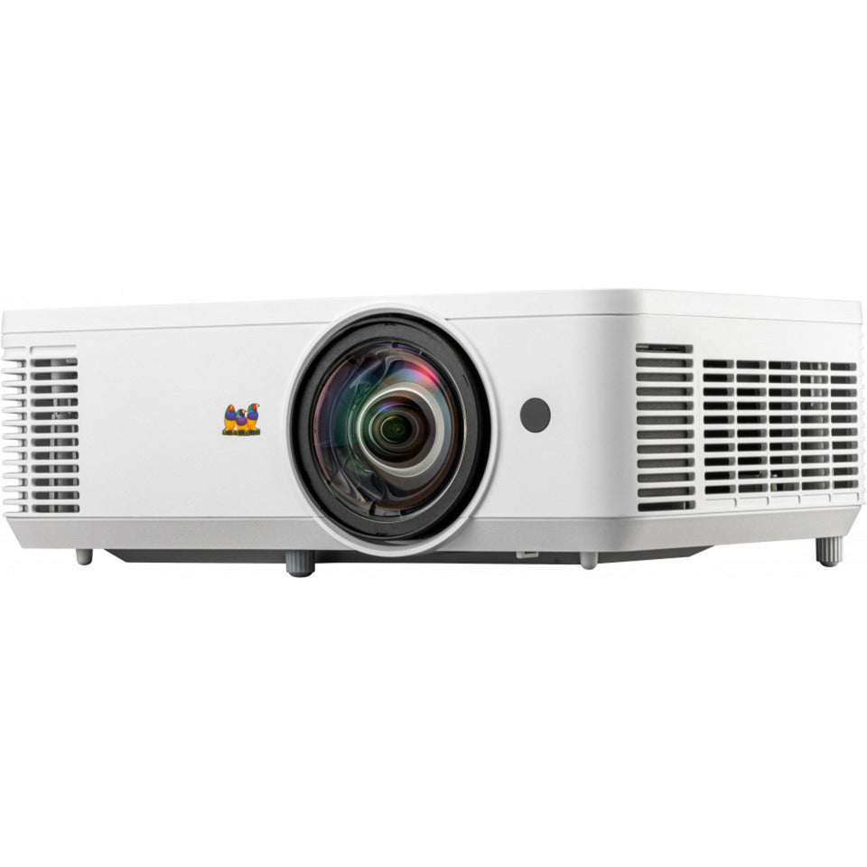 ViewSonic ps502w wxga short throw dlp-projector (wit, 4000 ansi lumen, voor zakelijk gebruik en onderwijs)