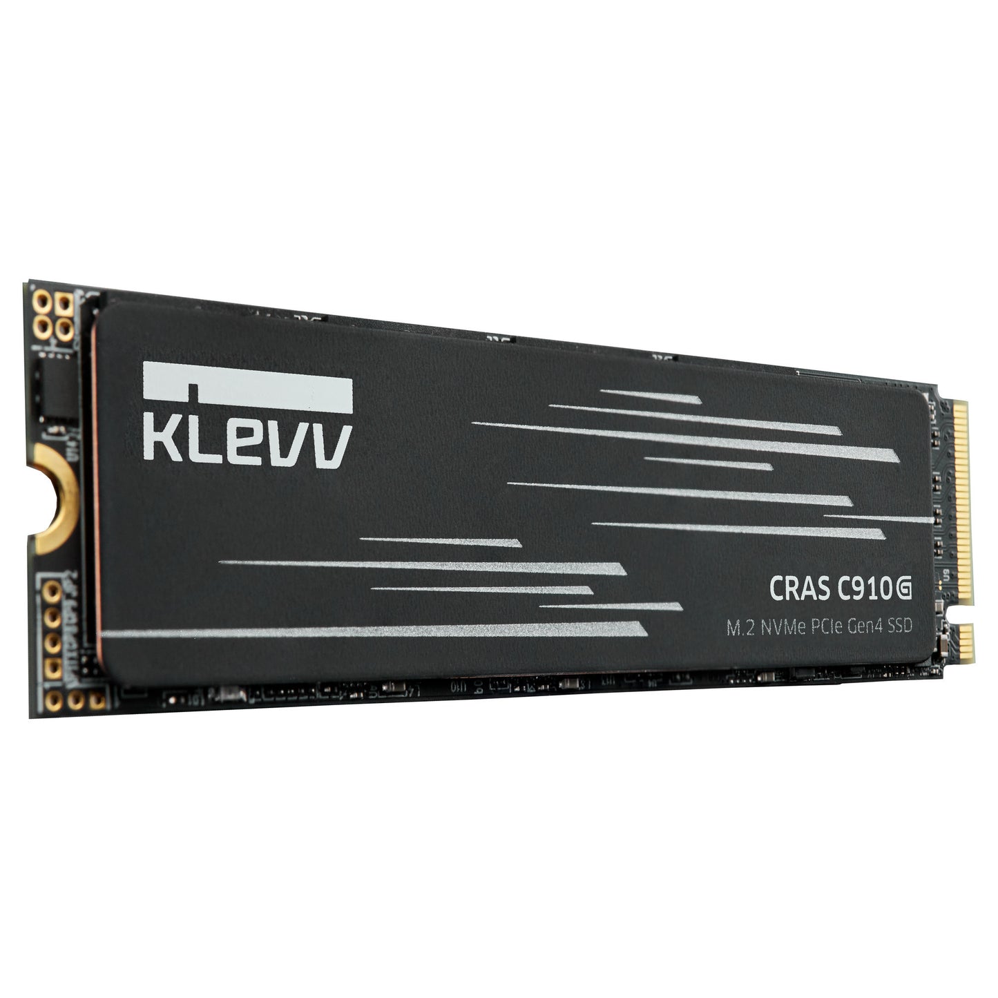 KLEVV cras c910g 4 tb ssd (zwart, k04tbm2sp0-10g, pcie gen 4.0 x4, nvme 2.0)