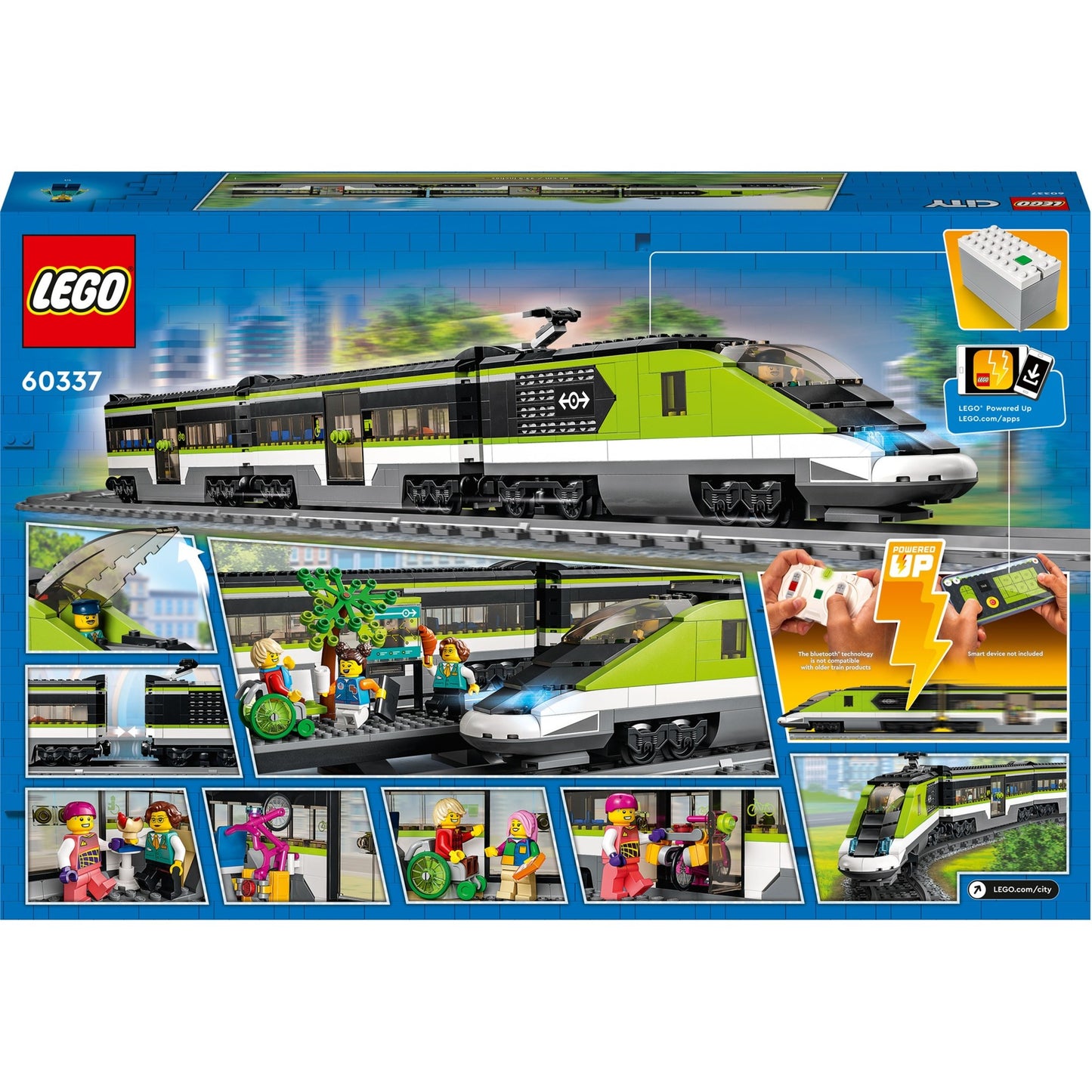 LEGO city - passagierssneltrein constructiespeelgoed (60337)