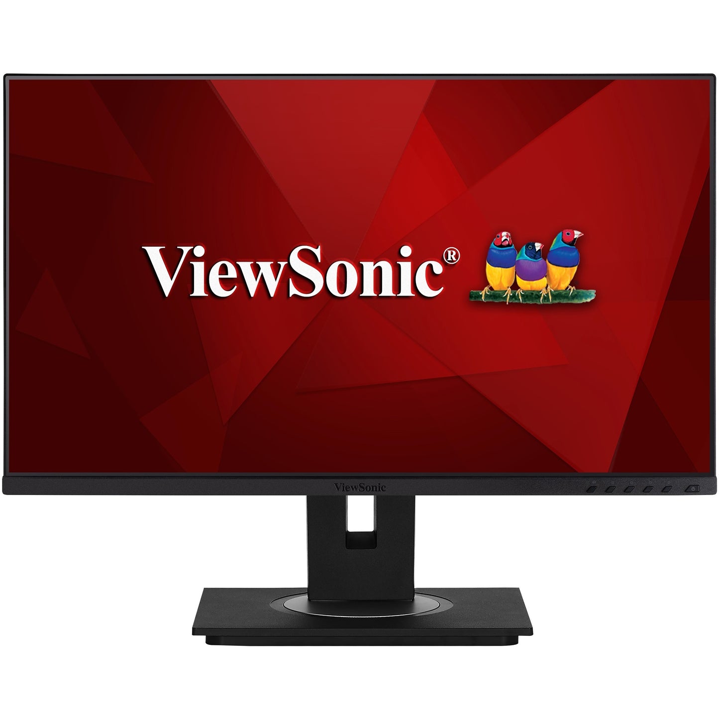 ViewSonic vg2448a-2 24 monitor (zwart (mat) zilver, 1x hdmi, 1x displayport, usb-c, usb-a, sound, 100hz)