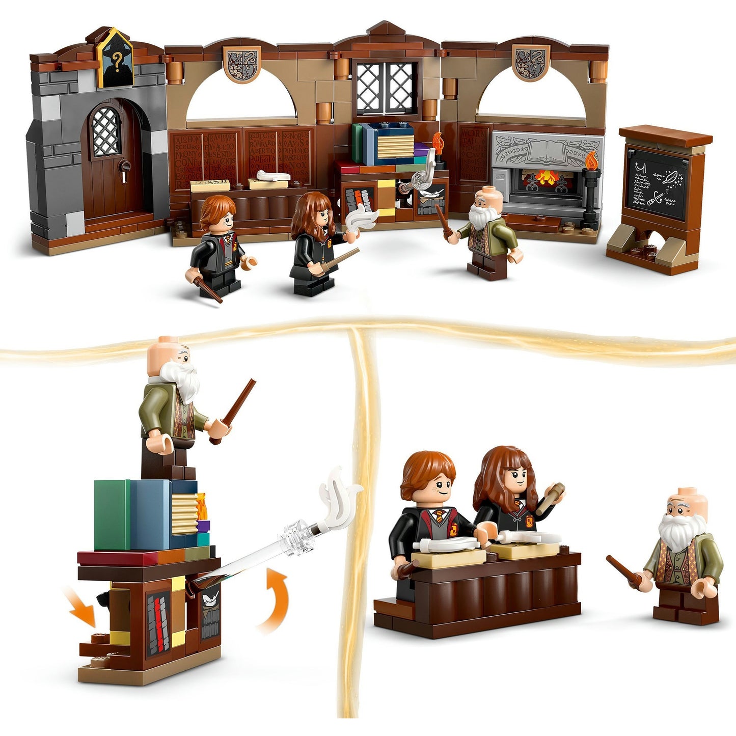LEGO harry potter - kasteel zweinstein: toverspreukenles constructiespeelgoed (76442)