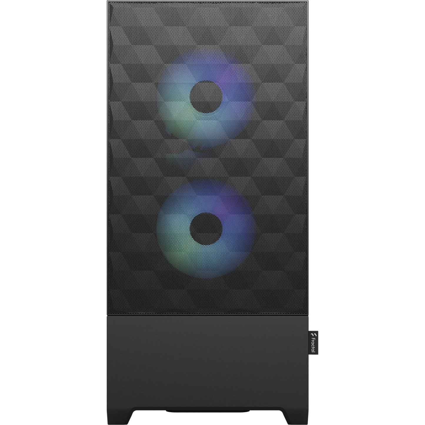 Fractal Design pop air rgb midi tower behuizing (zwart | 2x usb-a | rgb | tempered glass)