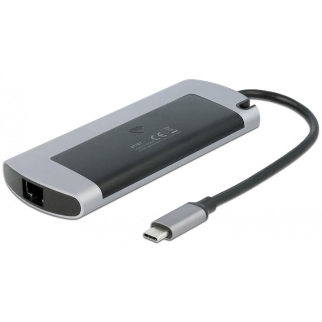 DeLOCK usb type-c docking station met m.2 slot (grijs)