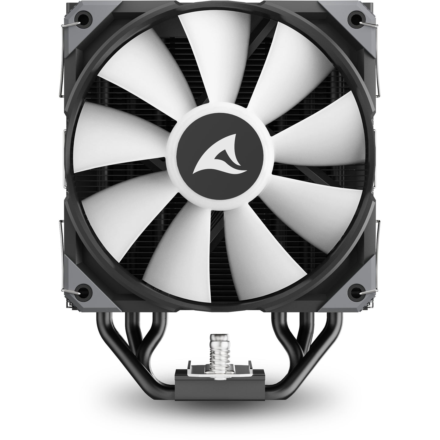 Sharkoon a50 rgb cpu-koeler (zwart, 4-pins pwm fan-connector)