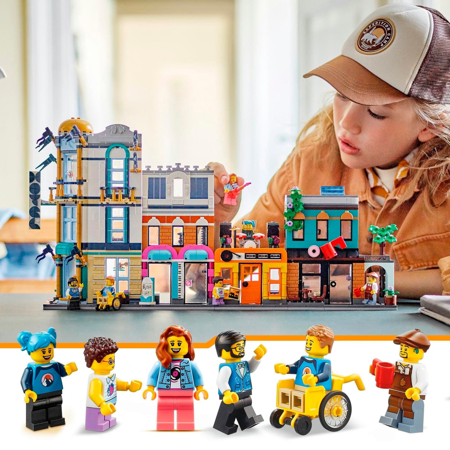 LEGO creator 3-in-1 - hoofdstraat constructiespeelgoed (31141)