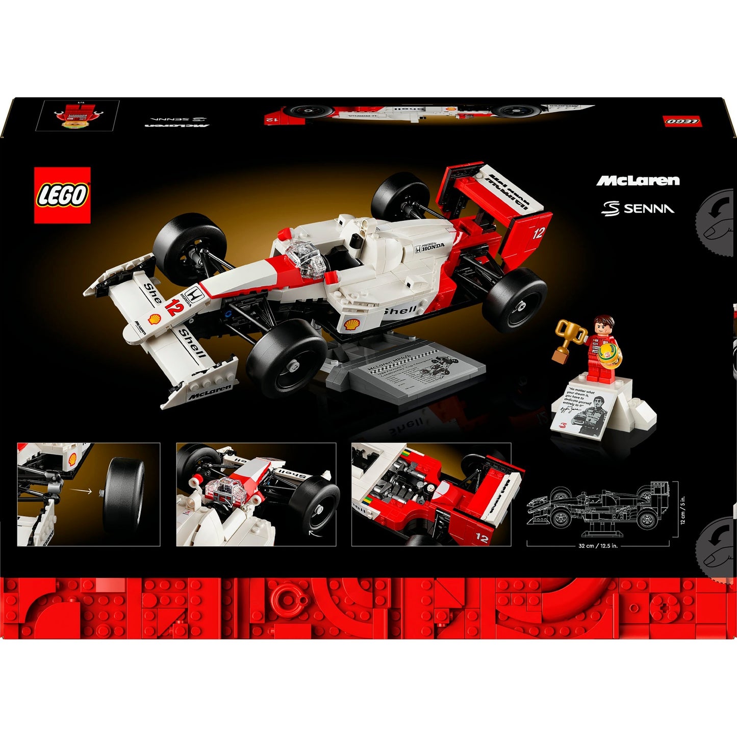 LEGO icons - mclaren mp4 4 en ayrton senna constructiespeelgoed (10330)