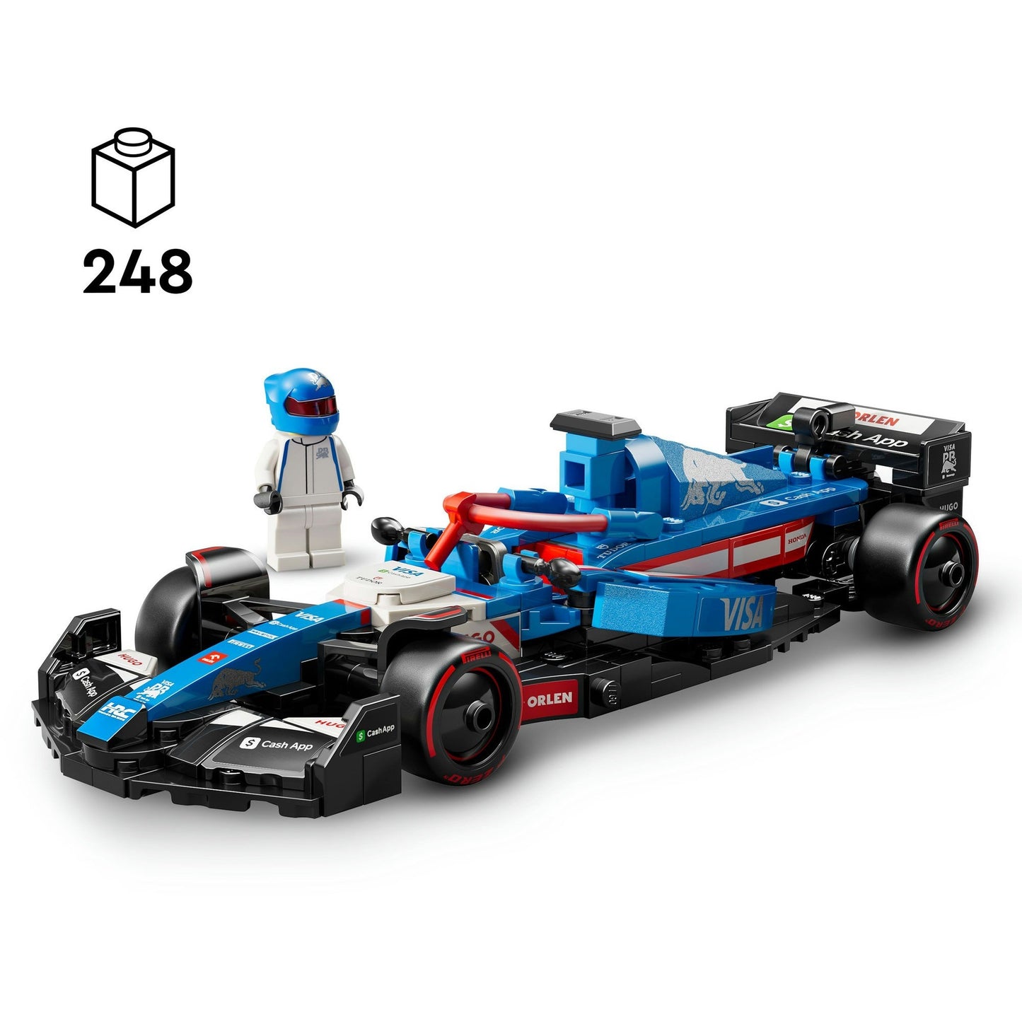 LEGO speed champions 77246 visa cash app rb vcarb 01 f1 racewagen