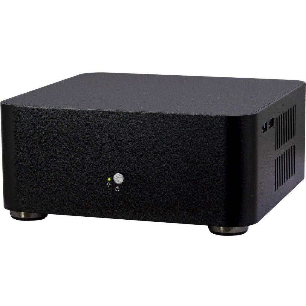 Inter-Tech itx a80 htpc behuizing (zwart | 2x usb-a)