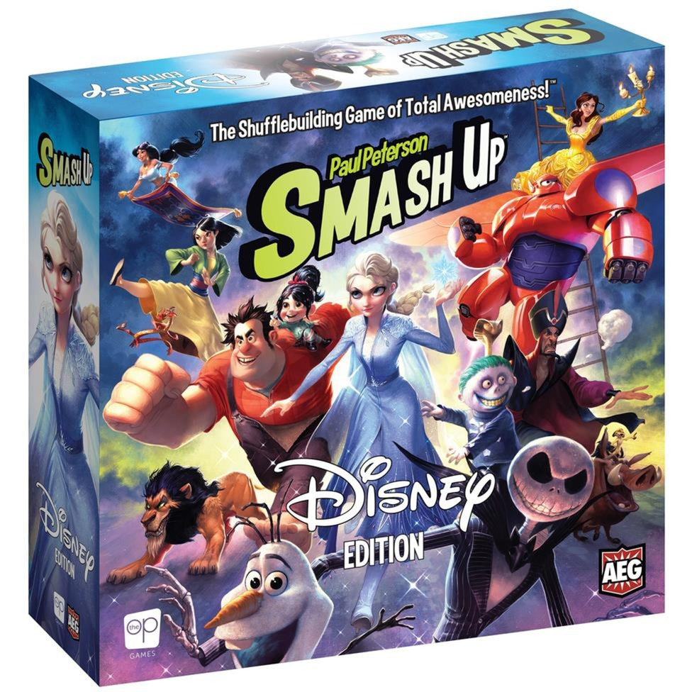Disney European player network smash up: edition kaartspel (engels, 2 spelers, 30 - 45 minuten, vanaf 14 jaar)
