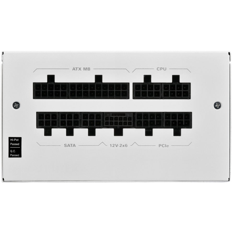 Sharkoon rebel p20 1200 white modulaire 1200 watt voeding (wit, 1x 12v-2x6, 4x pcie)