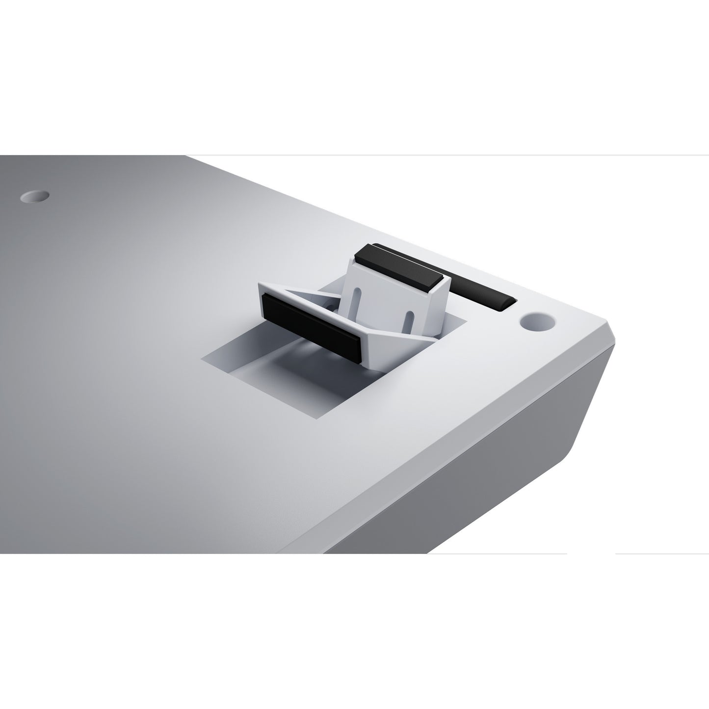 Ducky one x wireless rgb mechanisch toetsenbord (wit, us lay-out (qwerty), inductive, 100%, hot-swappable, pbt, 2.4 ghz | bluetooth | usb-c)