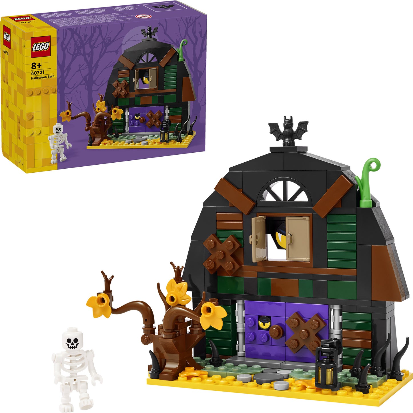 LEGO iconic - halloweenschuur constructiespeelgoed (40721)