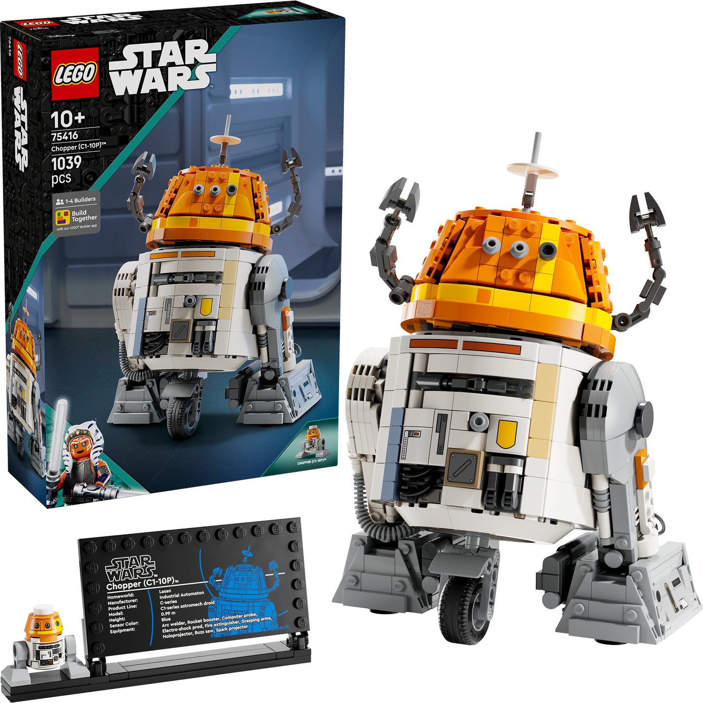 LEGO star wars 75416 chopper c1-10p astromech droid