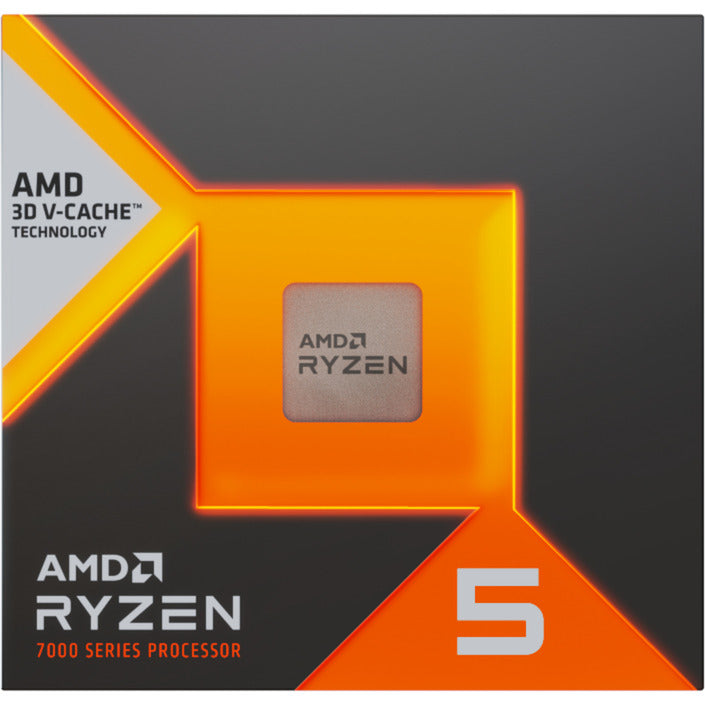 AMD ryzen 5 7500x3d, 4.0 ghz (4.5 ghz turbo boost) socket am5 processor (unlocked, boxed)