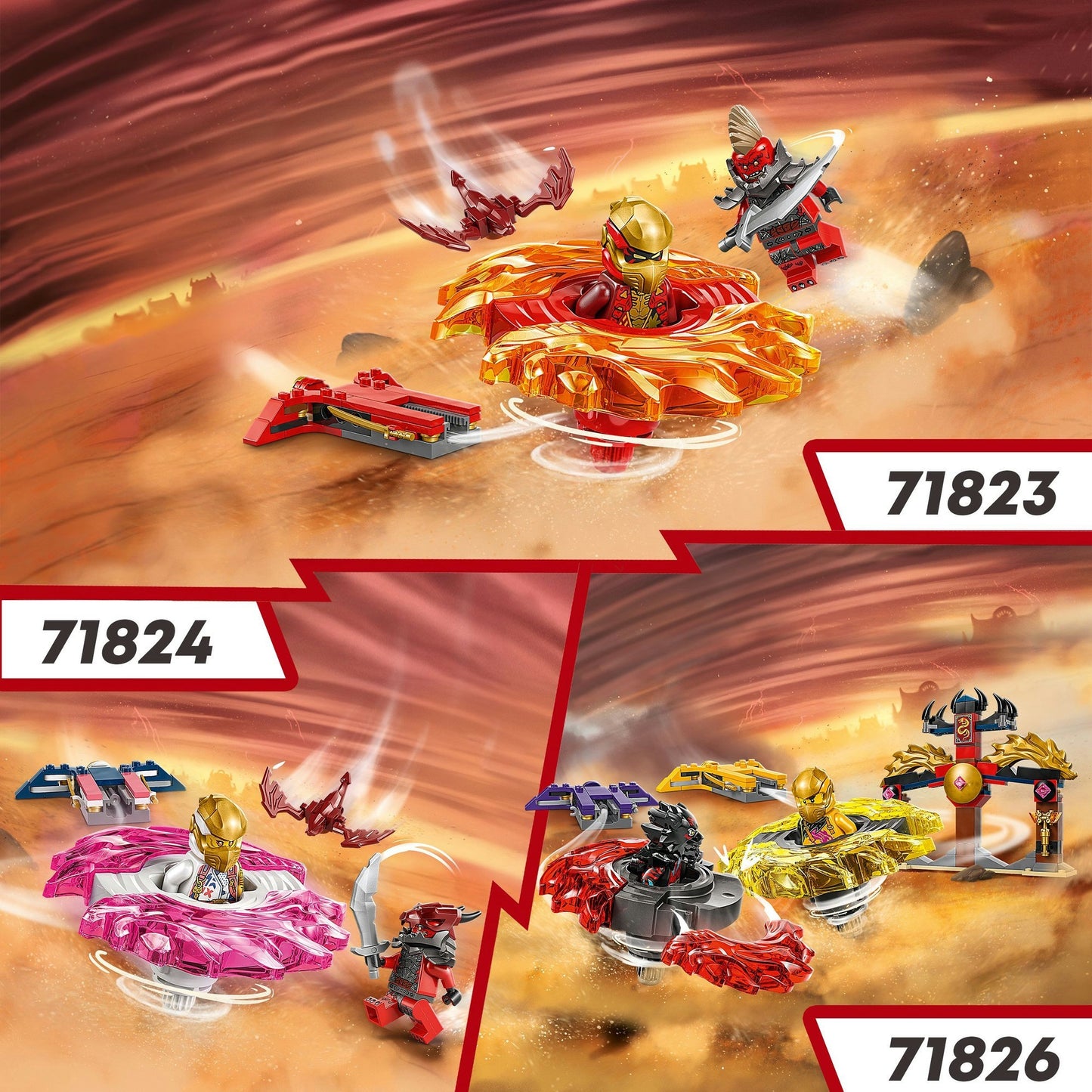 LEGO ninjago 71826 spinjitzu drakenstrijdpakket