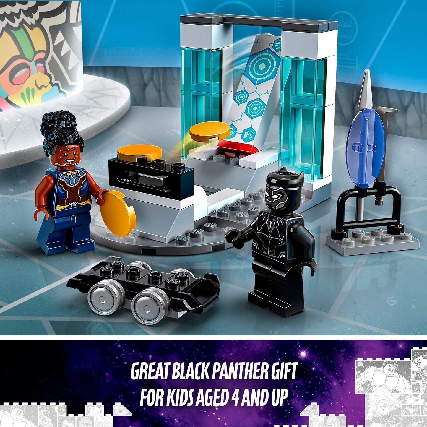 LEGO marvel - shuri’s lab constructiespeelgoed (76212)