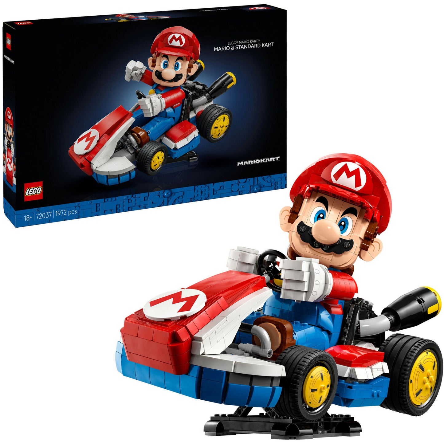 LEGO super mario 72037 mario kart mario en standaardkart