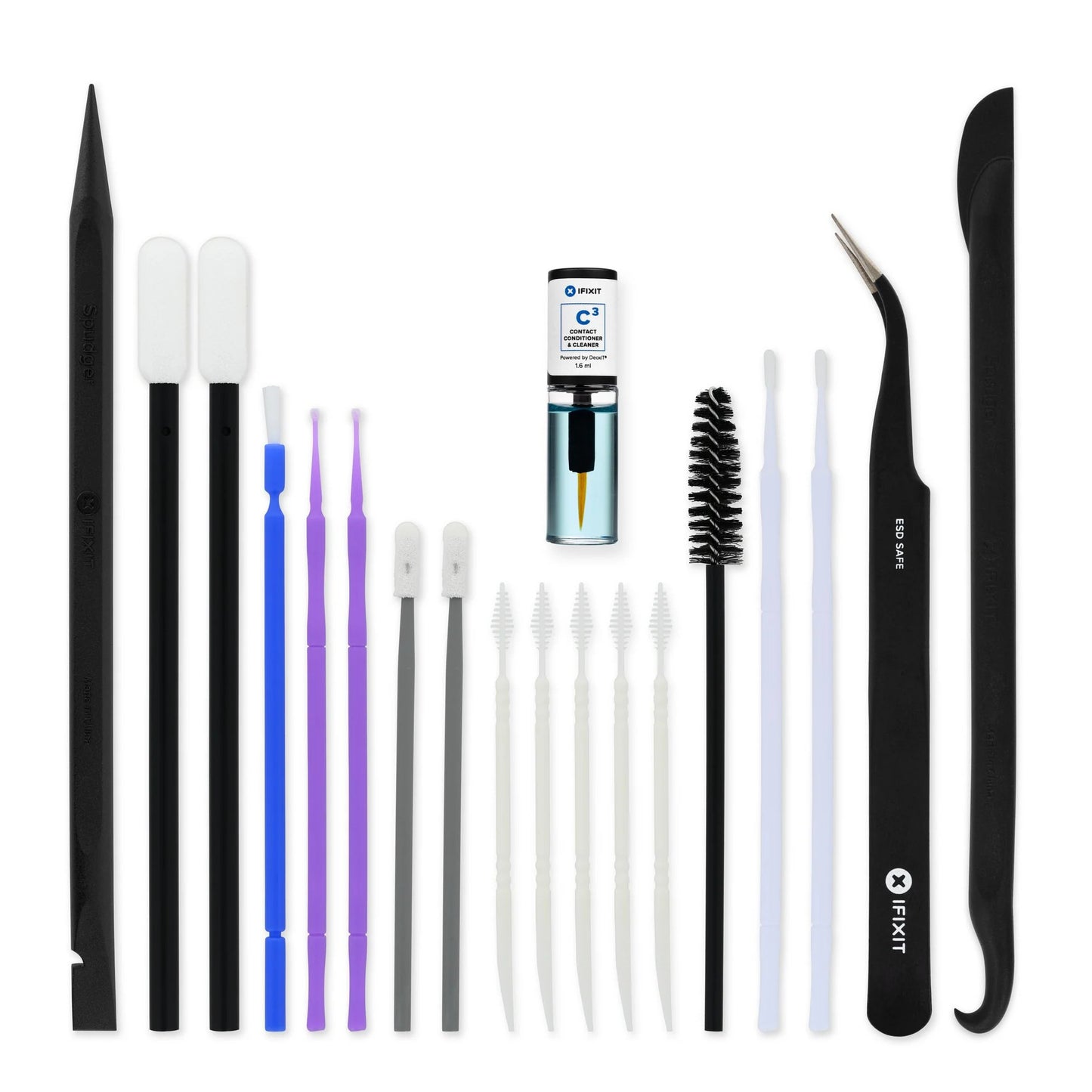 IFixit precision cleaning kit gereedschapsset (zwart blauw)