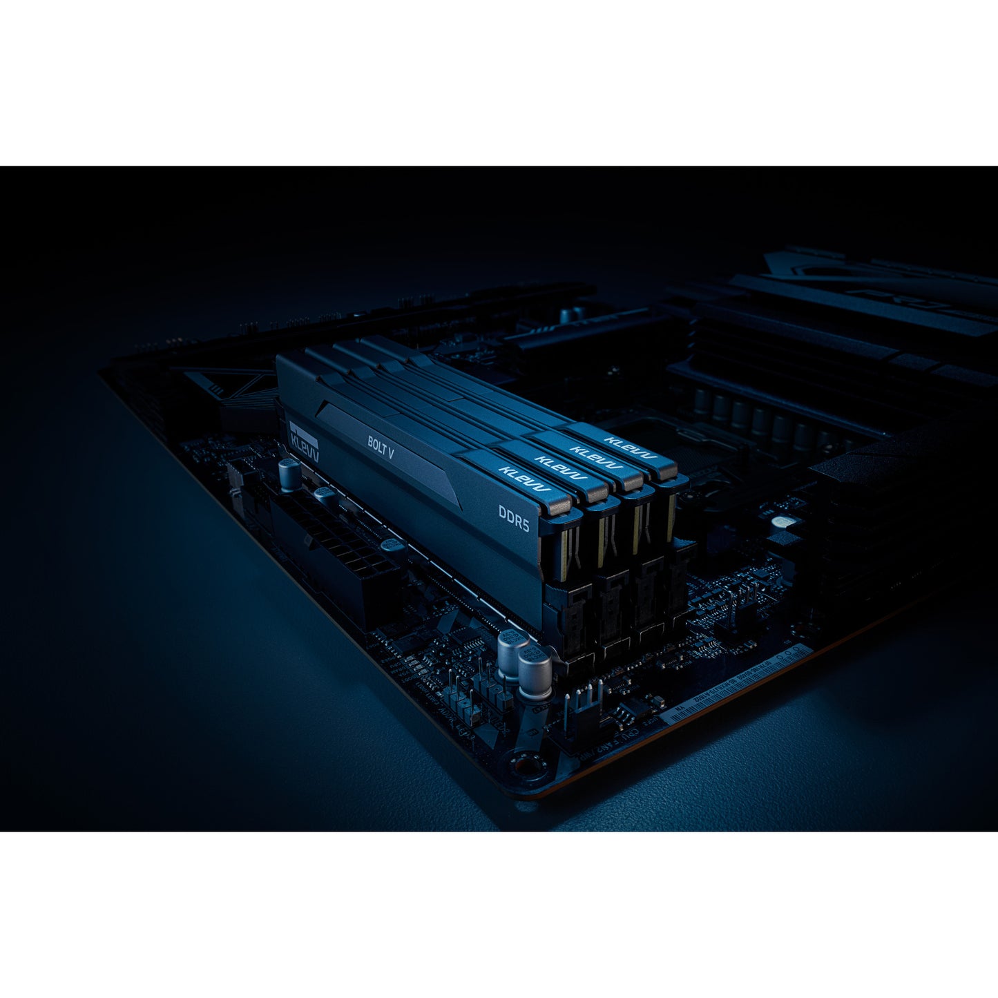 KLEVV bolt v 32 gb ddr5-6000 (2x 16 gb) werkgeheugen (zwart, kd5agu880-60a300h, xmp 3.0, expo)