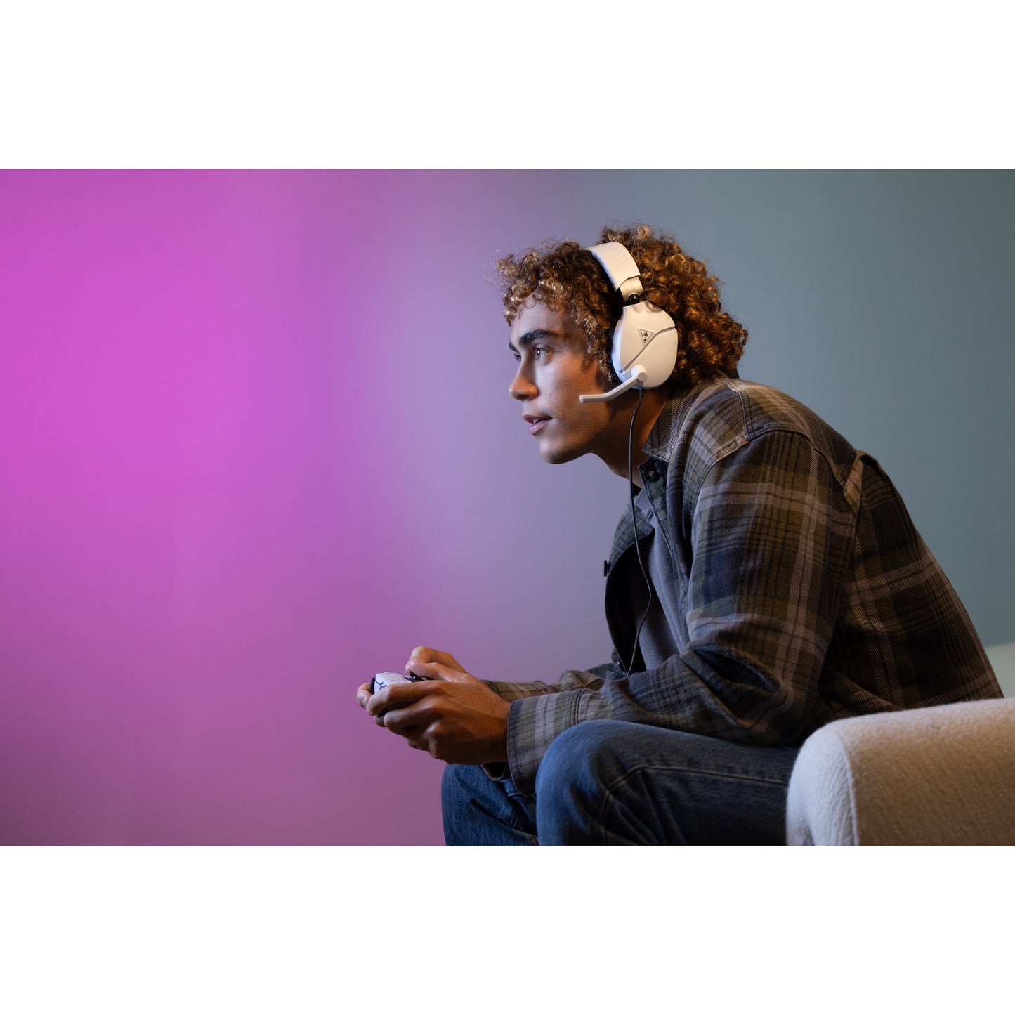Turtle Beach ear force recon 70p white (2024) over-ear gaming headset (wit, ps4, ps5, xbox series x|s, xbox one, switch, pc, mobile)