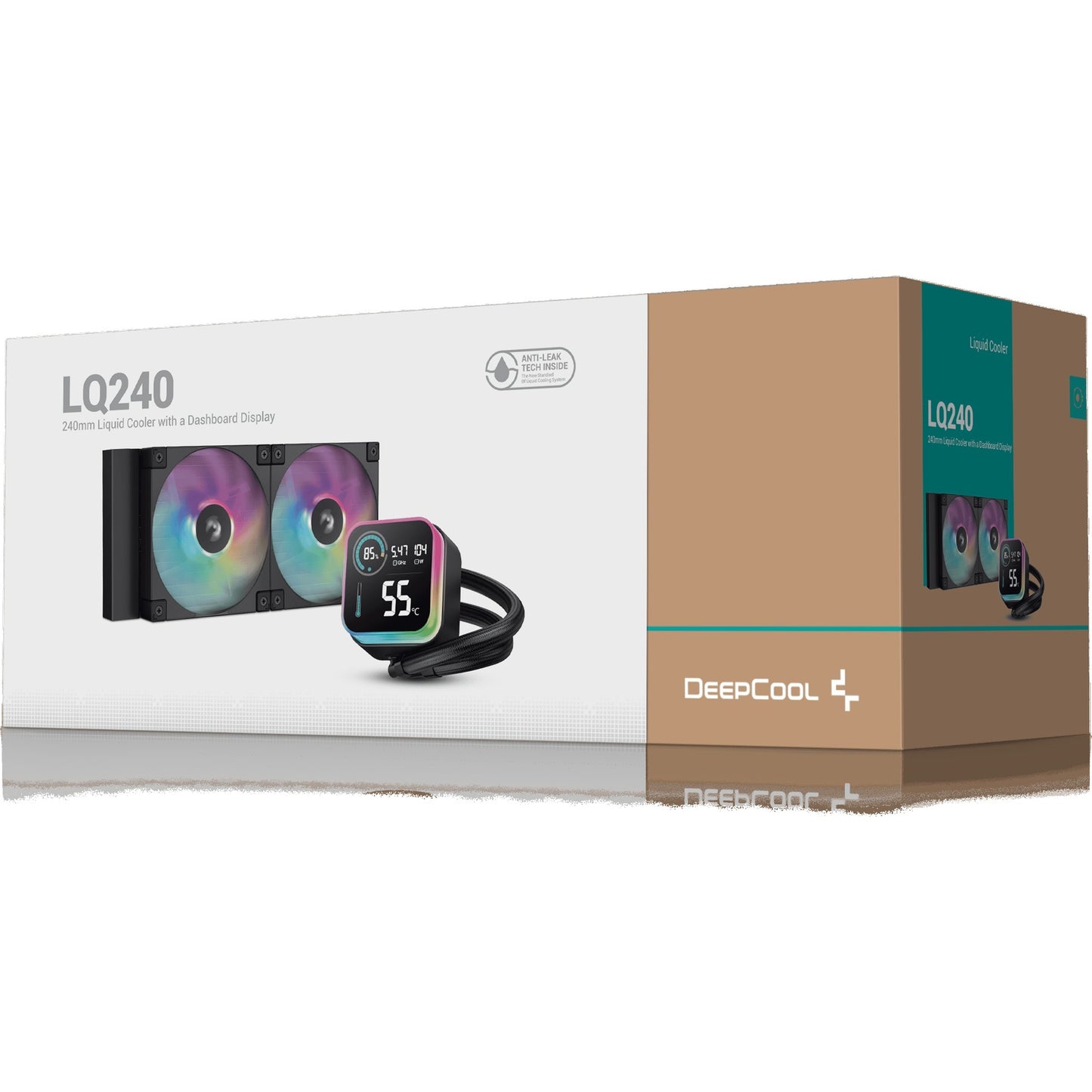 DeepCool lq240 waterkoeling (zwart)
