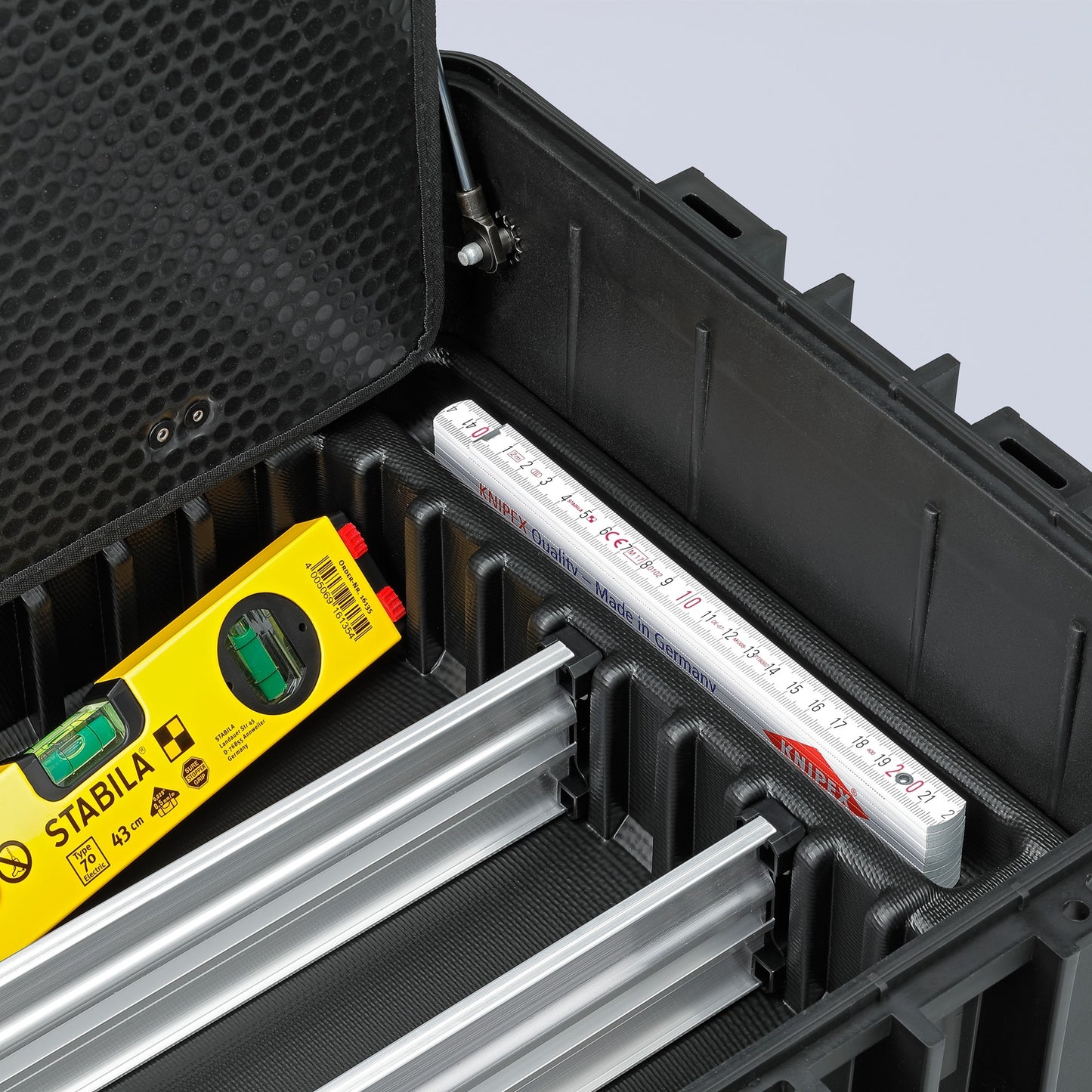 KNIPEX gereedschapskoffer robust45 move gereedschapskist (zwart)