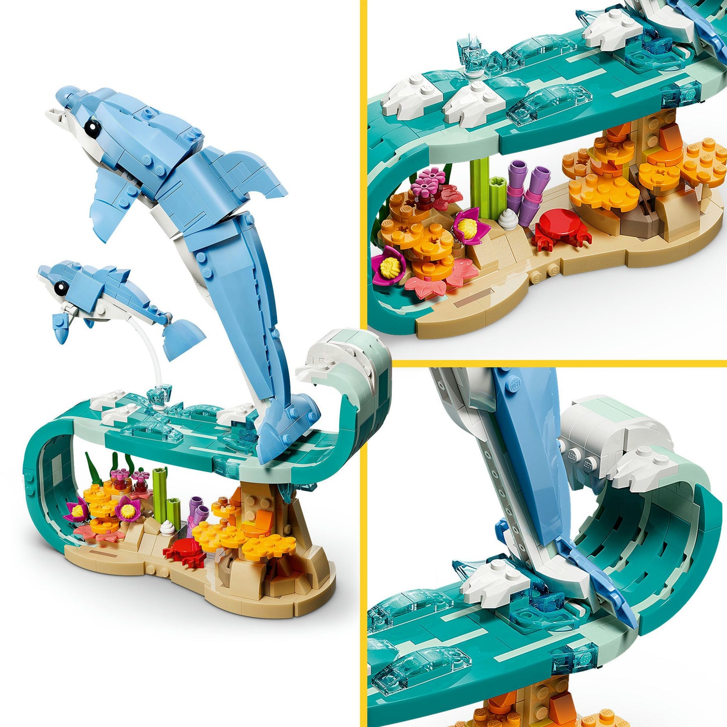 LEGO creator 31385 zeedieren: prachtige dolfijnen