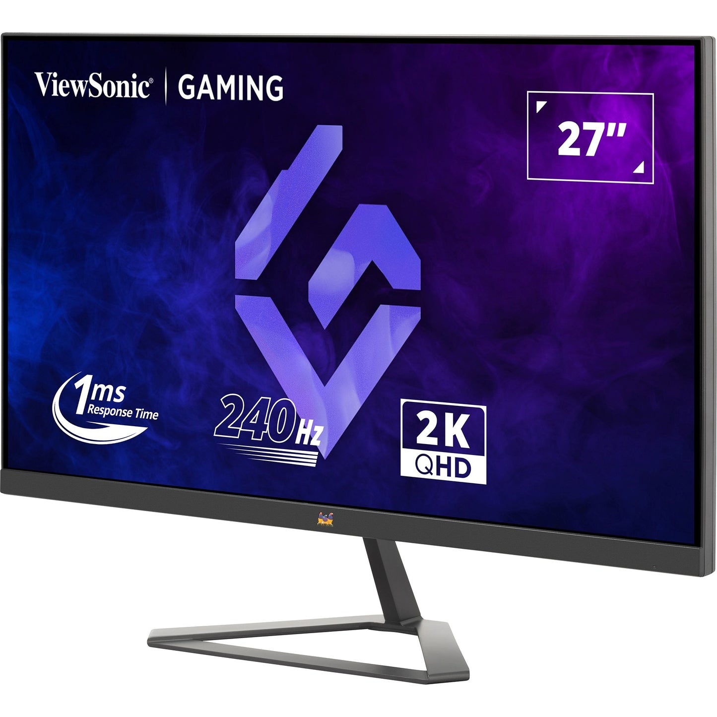 ViewSonic vx2758a-2k-pro-3 27 gaming monitor (zwart (mat), 2x hdmi | 1x displayport | hdr10 | 240 hz)