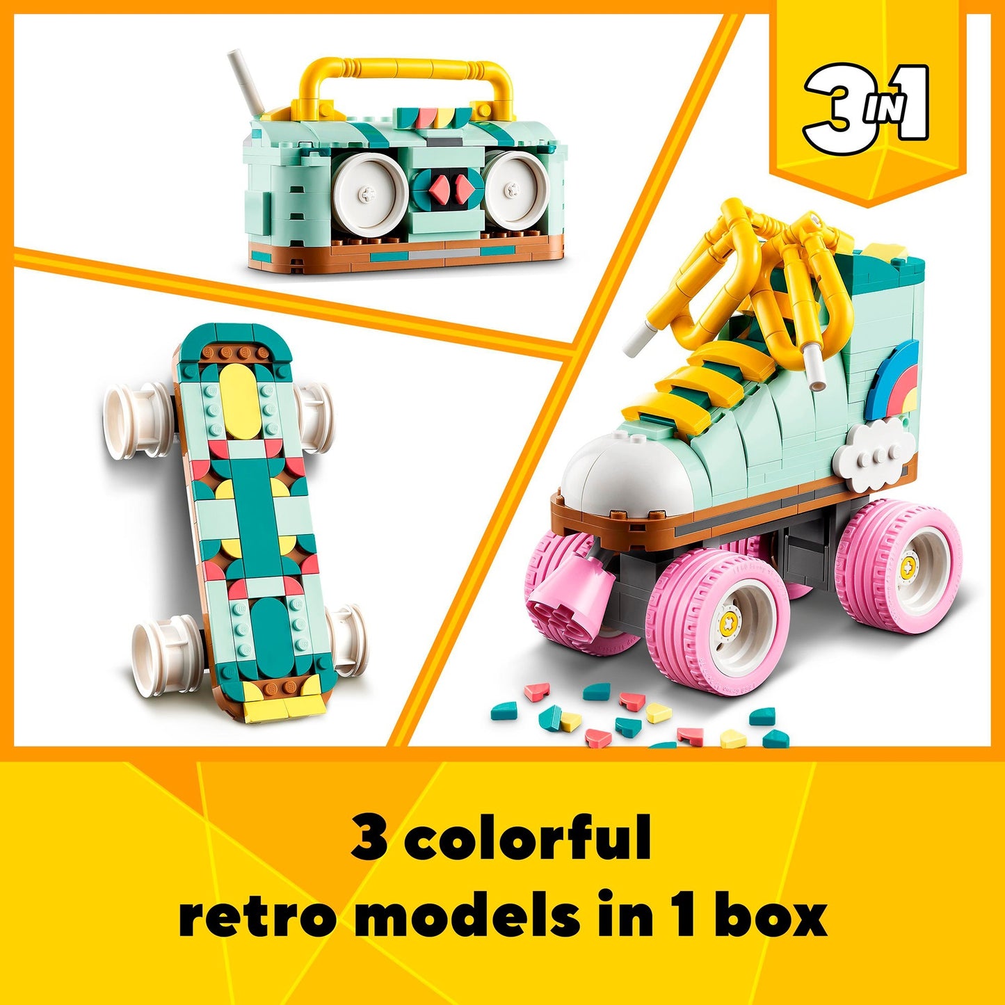 LEGO creator 3in1 retro rolschaats - 31148