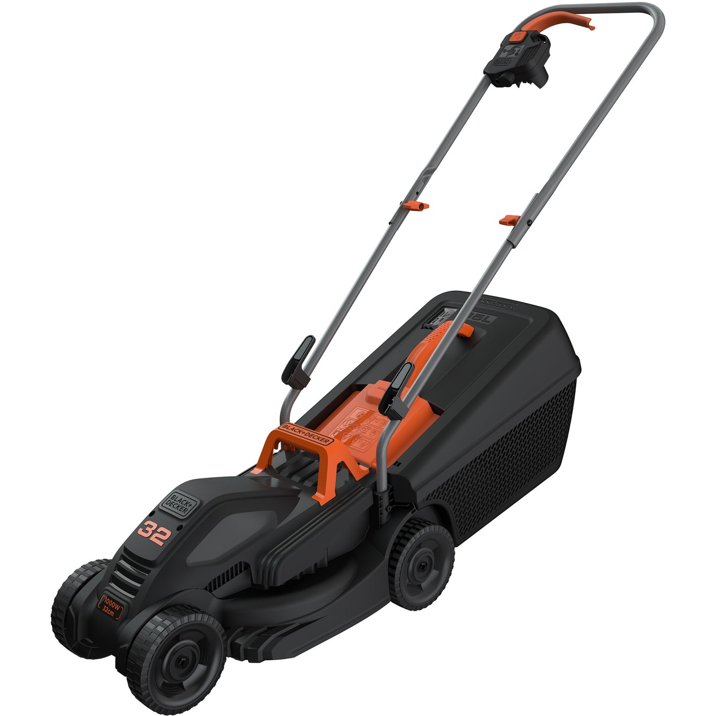 BLACK+DECKER grasmaaier bemw351-qs (zwart oranje)
