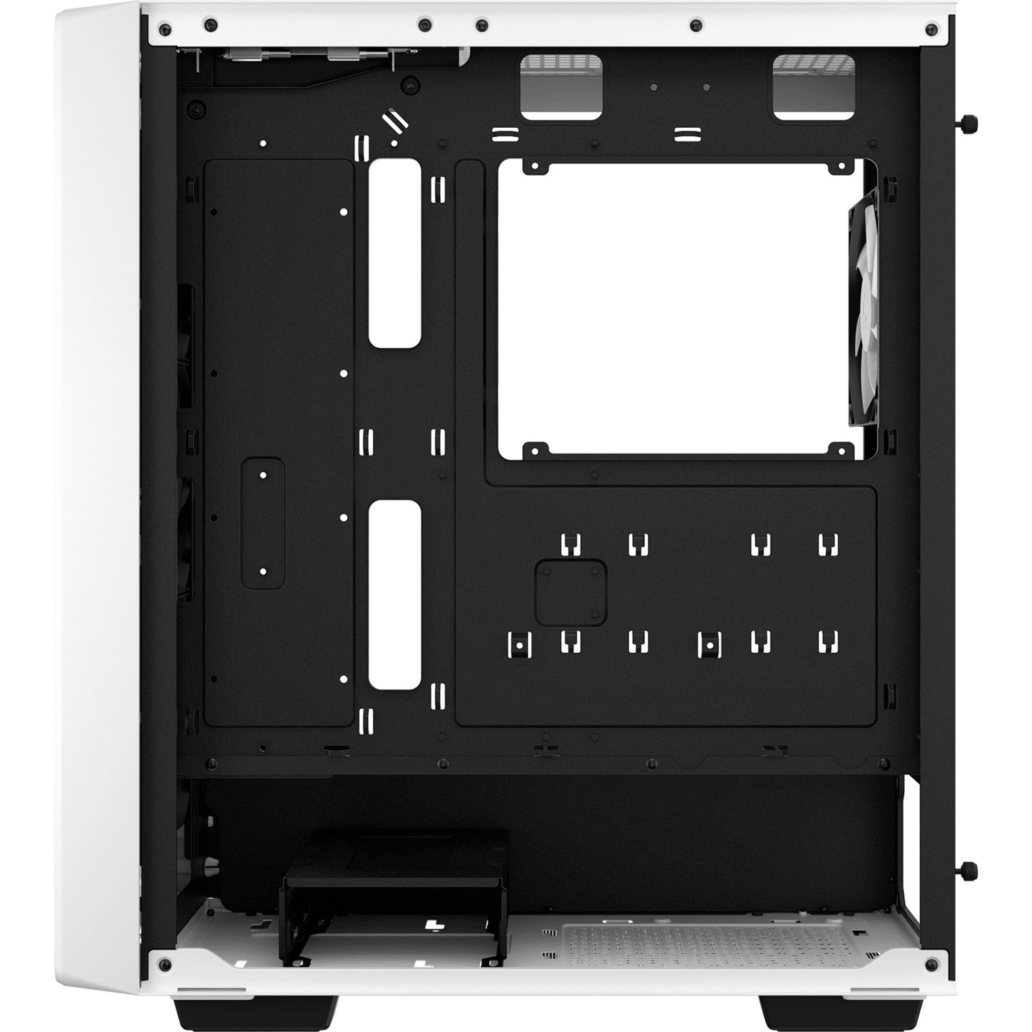 DeepCool cc560 v2 midi tower behuizing (wit | 2x usb-a | tempered glass)