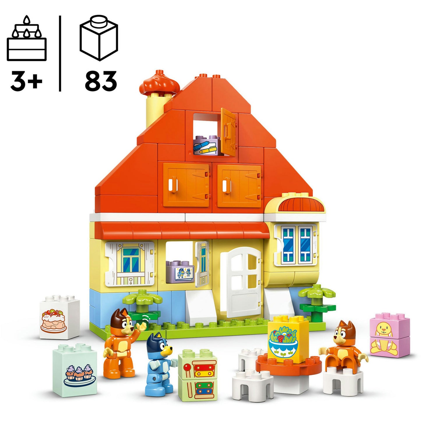 LEGO duplo 10459 huis van bluey en haar familie met geheugenspel