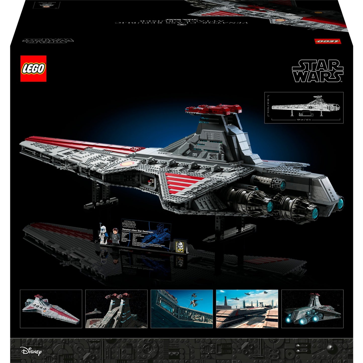 LEGO star wars - venator-class republic attack cruiser constructiespeelgoed (75367)